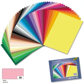   Dekorációs karton 130g, 50x70cm, 25 ív/csg, világosrózsaszín - Folia