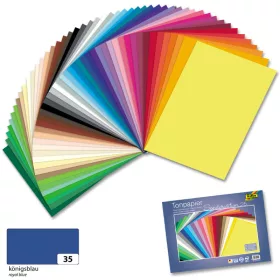   Színeslap/tónuspapír 130g, 50x70cm, 25 ív/csg, királykék - Folia