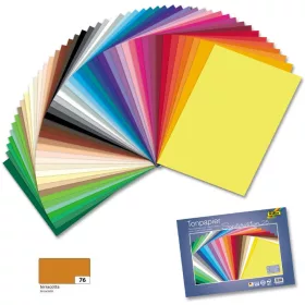   Dekorációs karton 130g, 50x70cm, 25 ív/csg, terrakotta - Folia