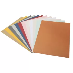  Gyöngyházfényű dekorációs karton, 250g, 50x70cm, 13 ív/csg, vegyes színek - Folia