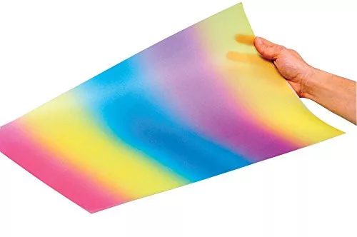 Szivárvány színű transzparens papír, 115g, 35x51cm, 25 ív/csg, vegyes - Folia