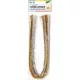 Zseníliadrót 50 cm, Ø 8 mm, 10 db, arany/ezüst válogatás - Folia