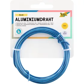 Alumínium drót, 2 mm × 5 m, kék - Folia