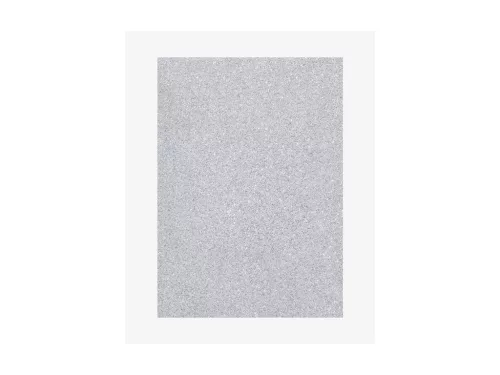 Csillámos karton 300g/m², 50x70cm 5 ív/csg, ezüst
