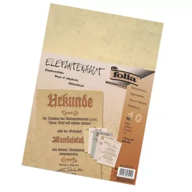 Elefántbőr papír, 110g, A/4, 10 ív/csg, CHAMOIS - Folia