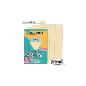 Dekorgumi A/4, 10 ív/csomag - bézs SC1188