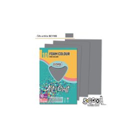 Dekorgumi A/4, 10 ív/csomag - szürke SC1193