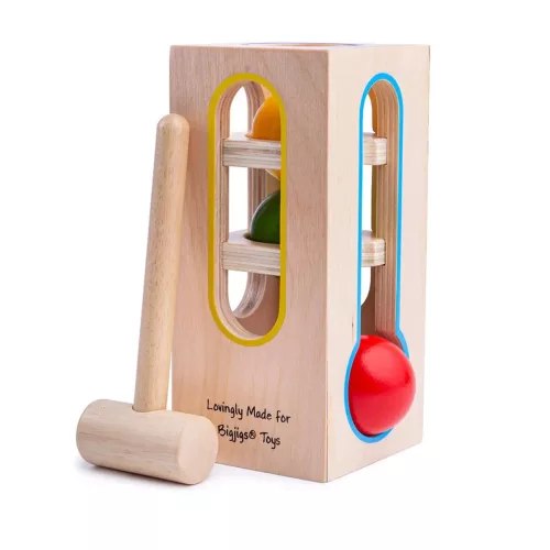 Golyópálya  torony fából