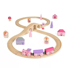 Tündér témájú fa vonatjáték