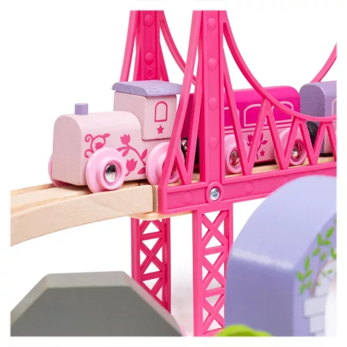 Tündérváros vonatkészlet fából