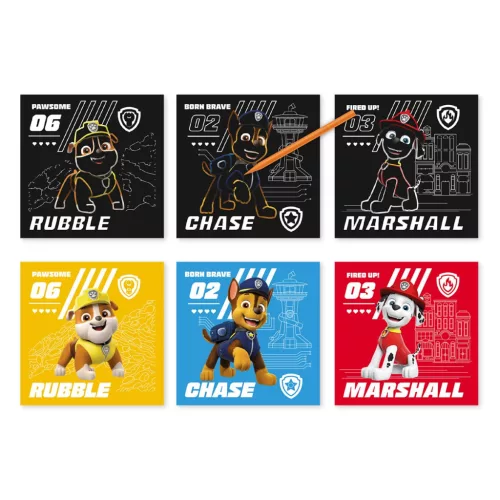 Mancs őrjárat, kreatív kaparós készlet