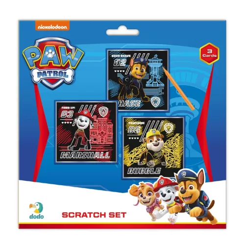 Mancs őrjárat, kreatív kaparós készlet