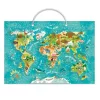 Állatok világtérképe, mágneses puzzle