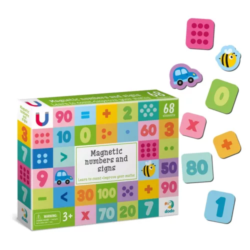 Számok és jelek, mágneses készlet