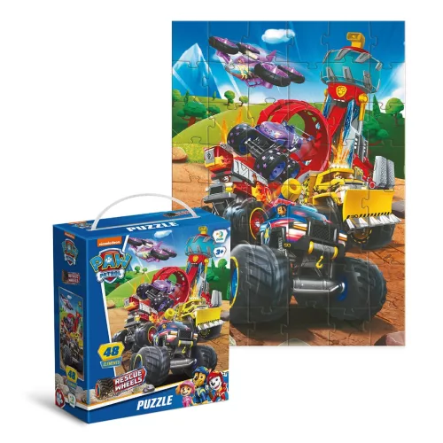 Mancs őrjárat, mentőjárművek, 48 db-os puzzle