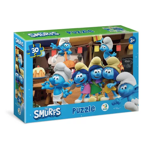 Hupikék Törpikék 30 db-os puzzle ,Törpi party