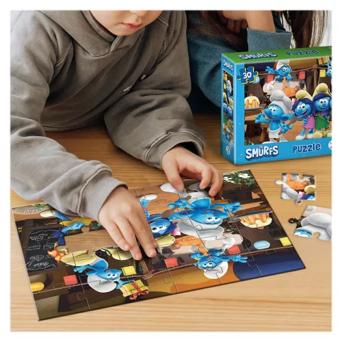Hupikék Törpikék 30 db-os puzzle ,Törpi party