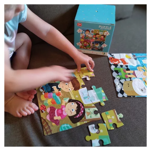 Napi tevékenységek, 4 az 1-ben puzzle