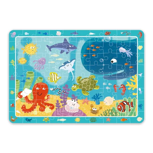 Tengeri állatok, 80 db-os puzzle