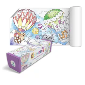 Kifestő poszter, Állatos kalandok, 70x16 cm