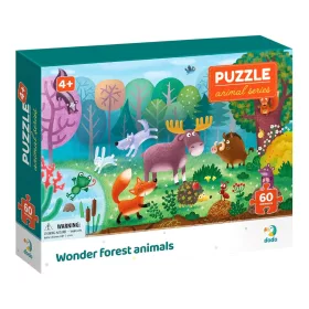 A varázslatos erdő állatai, 60 db-os puzzle