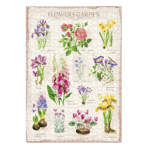 Puzzle Botanika, Virágoskert, 400 darab