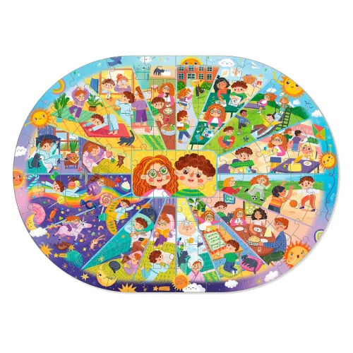 Mindennapi tevékenységek, 100 db-os puzzle