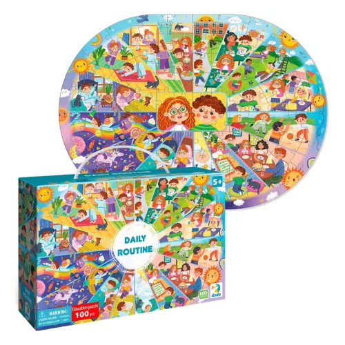 Mindennapi tevékenységek, 100 db-os puzzle
