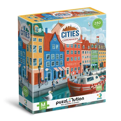 Puzzle városok, Koppenhága, 250 darabos