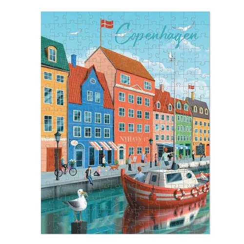 Puzzle városok, Koppenhága, 250 darabos