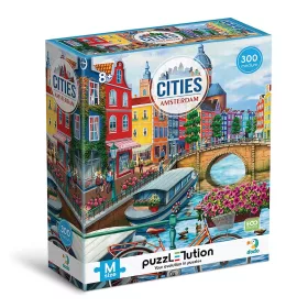 Puzzle városok, Amszterdam, 300 darabos