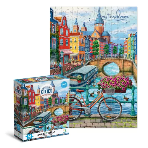 Puzzle városok, Amszterdam, 300 darabos