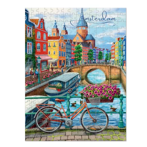 Puzzle városok, Amszterdam, 300 darabos