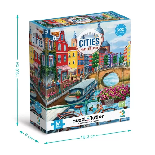 Puzzle városok, Amszterdam, 300 darabos