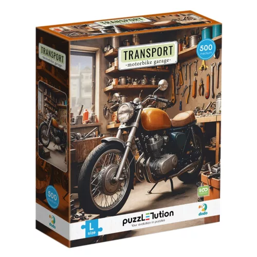 Motoros garázs, 500 darabos puzzle