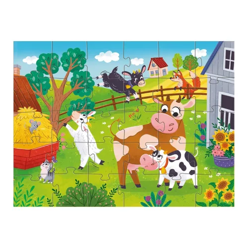 Bocik és kiskecskék, 30 db-os puzzle