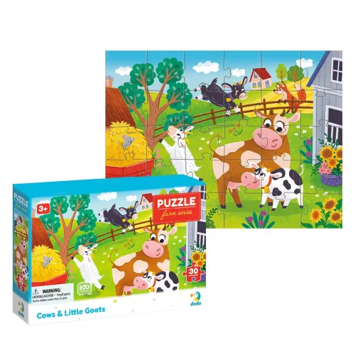 Bocik és kiskecskék, 30 db-os puzzle