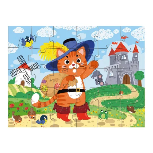 Csizmás kandúr, 30 db-os puzzle