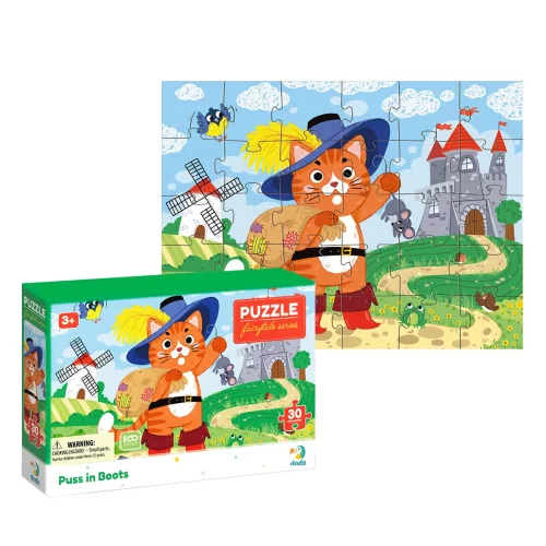 Csizmás kandúr, 30 db-os puzzle