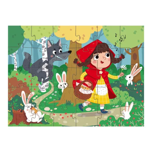 Piroska és a farkas, 30 db-os puzzle