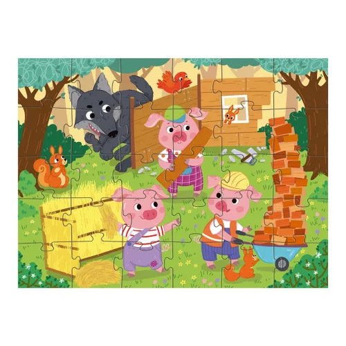A három kismalac, 30 db-os puzzle