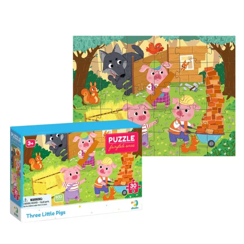 A három kismalac, 30 db-os puzzle