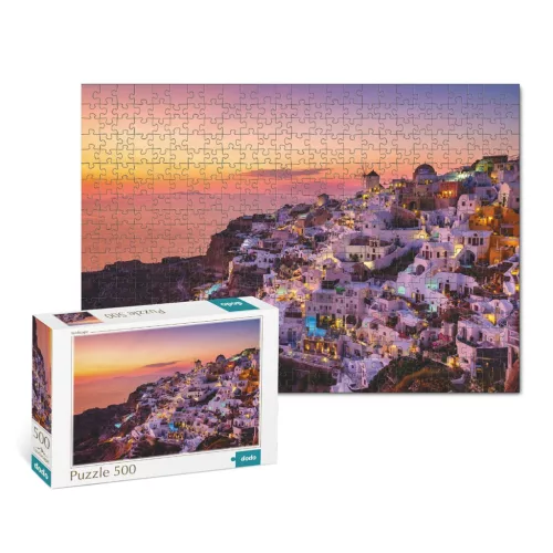 Oia falu, Görögország, 500 db-os puzzle