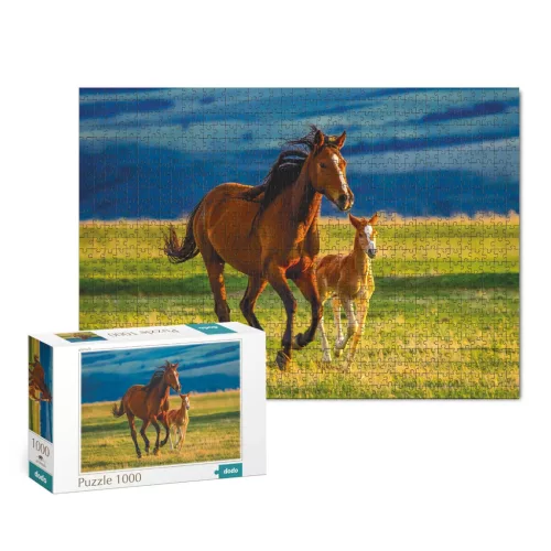Ló és kiscsikó, 1000 db-os puzzle