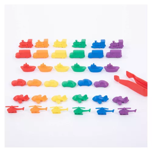 Szortírozó készlet 36 darab járművel