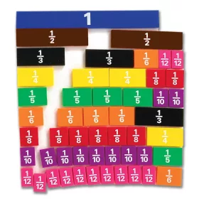 Törtek, 51 darabos oktatójáték