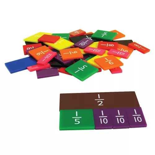 Törtek, 51 darabos oktatójáték