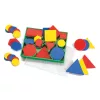 Szines mértani formák, 60 darabos készlet