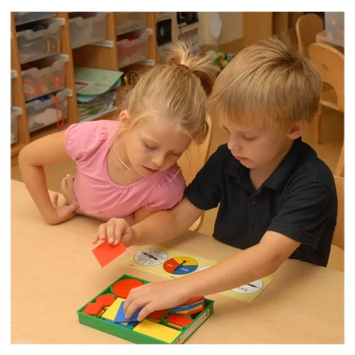 Szines mértani formák, 60 darabos készlet