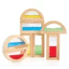 Rainbow Blocks színes folyadékkal és csillámmal, Guidecraft